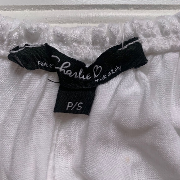 Charlie B White Lace Long Sleeve Top S - Picture 4 of 4